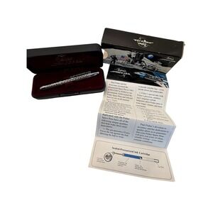 VTG Fisher Space Pen Chrome w Case Box Papers NASA Zero Gravity 400CL Never Used